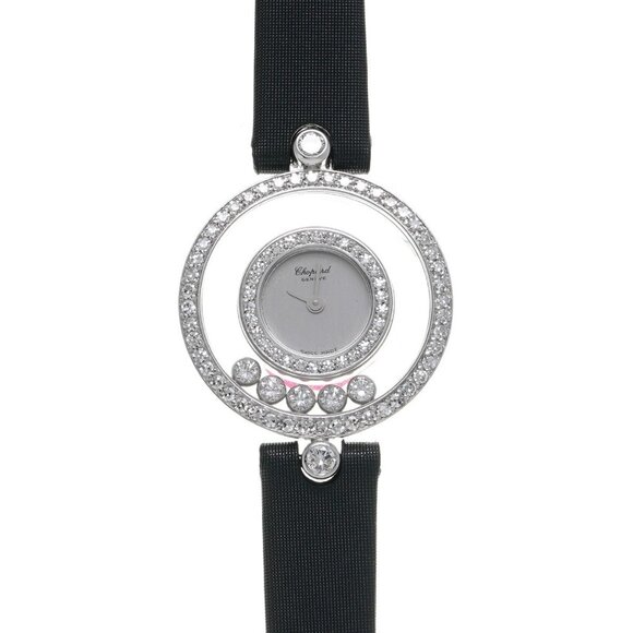 CHOPARD Happy Diamond 20/3957 gray/diamond Ladies Watches quartz Used Ginzo - Picture 1 of 5